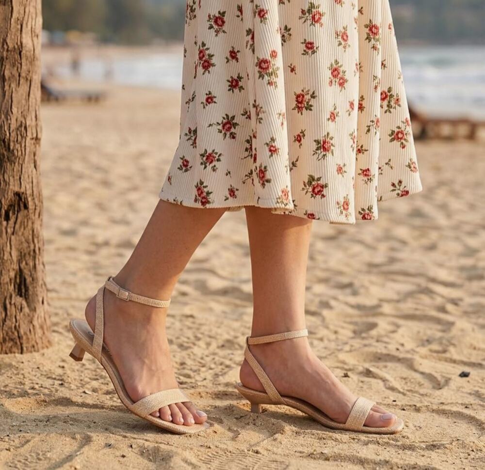 Cn. MSRP $53 NWB DUMJEY NATURAL WOVEN STRAW RAFFIA SQUARE TOE SANDALS ♡SIZE 8♡